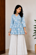 🎁 Sky Bloom Kurti (100% off)